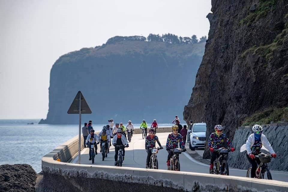 일주도로 게통기념 산악 자전거 대회 개최