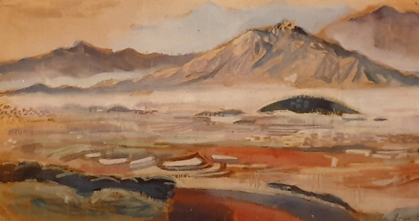 경주풍경 : 1938, 25.5×48.5, watercolor on paper, 대구미술관소장.   김영창 기자
