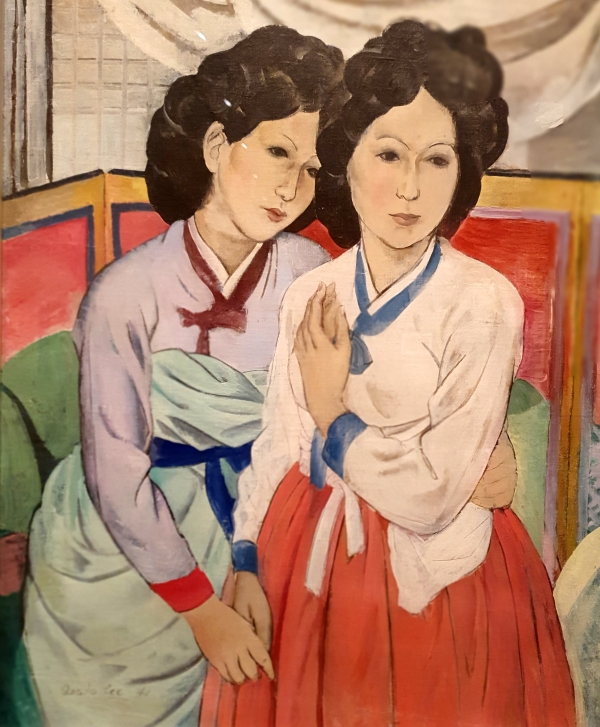부녀도 : 1940, 73x60.7, oil on canvas, 개인소장.   김영창 기자